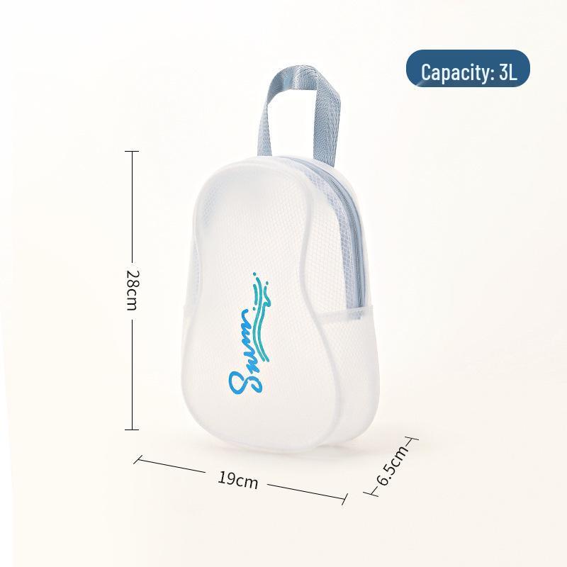 Geantă de înot impermeabilă din PVC pentru femei: Geantă de mână portabilă umedă/uscată pentru plajă și sport