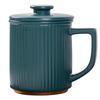 Ceramic Office Tea Mug with Lid and Filter