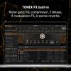 IK Multimedia TONEX One AI Multi-Effekt Mikro-Tonmodell Kompatibel mit jeder E-Gitarre Gitarrenverzerrung Overdrive oder anderem Gitarreneffekt Pedal Verstärker,