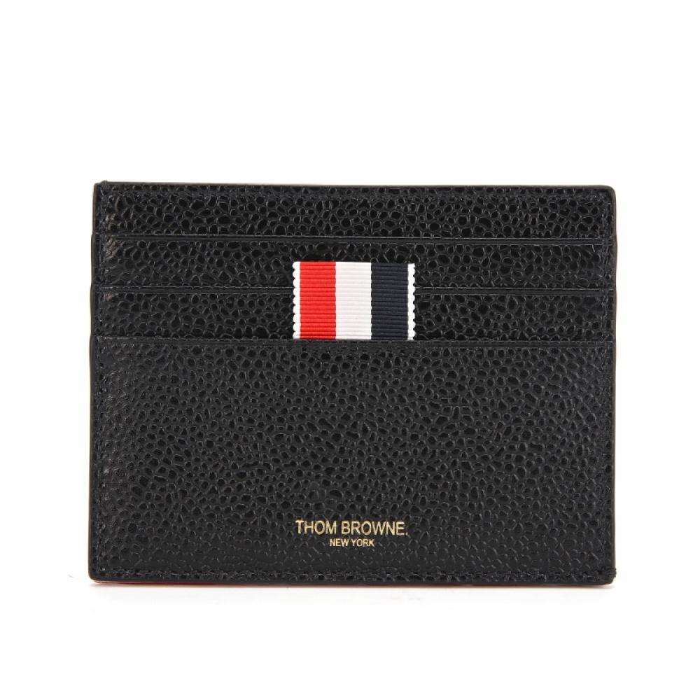 Tom Brown Maw165b 05581 001 Pebble Grain Three Line Tab Card Holder