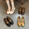 Soft-soled Mary Jane Fairy with Skirt Small Leather Single Shoes Female 2026 Autumn Evening Evening Breeze Gentle Flat-soled 2026 Ladyshoes