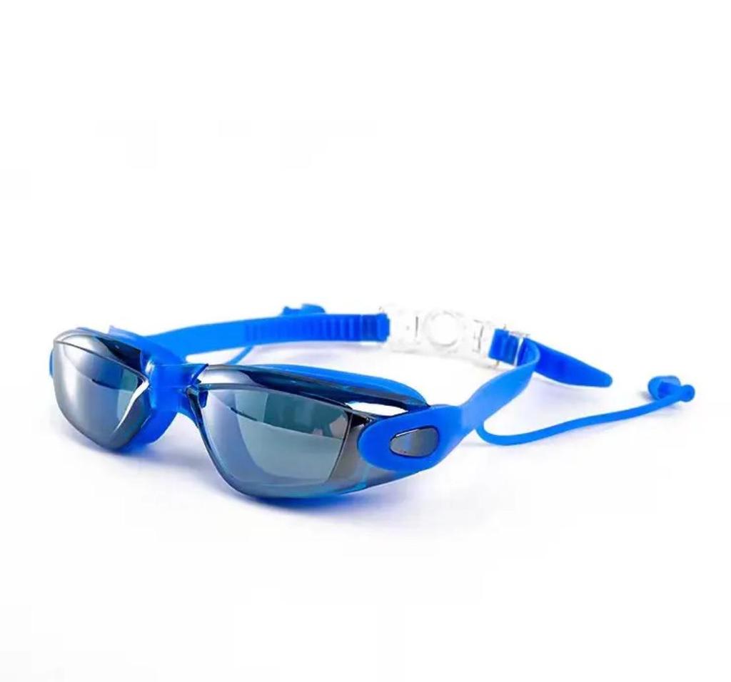 Anti-Fog Electroplated Silicone Racing Goggles for Men & Women