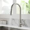 Kitchen Faucet Pull Out Brushed Nickle Sensor Stainless Steel Black Smart Induction Mixed Tap Touch Control Sink Tap