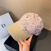 2026 Colorblock Floral Baseball Cap High Quality Casual Sun Hat Women
