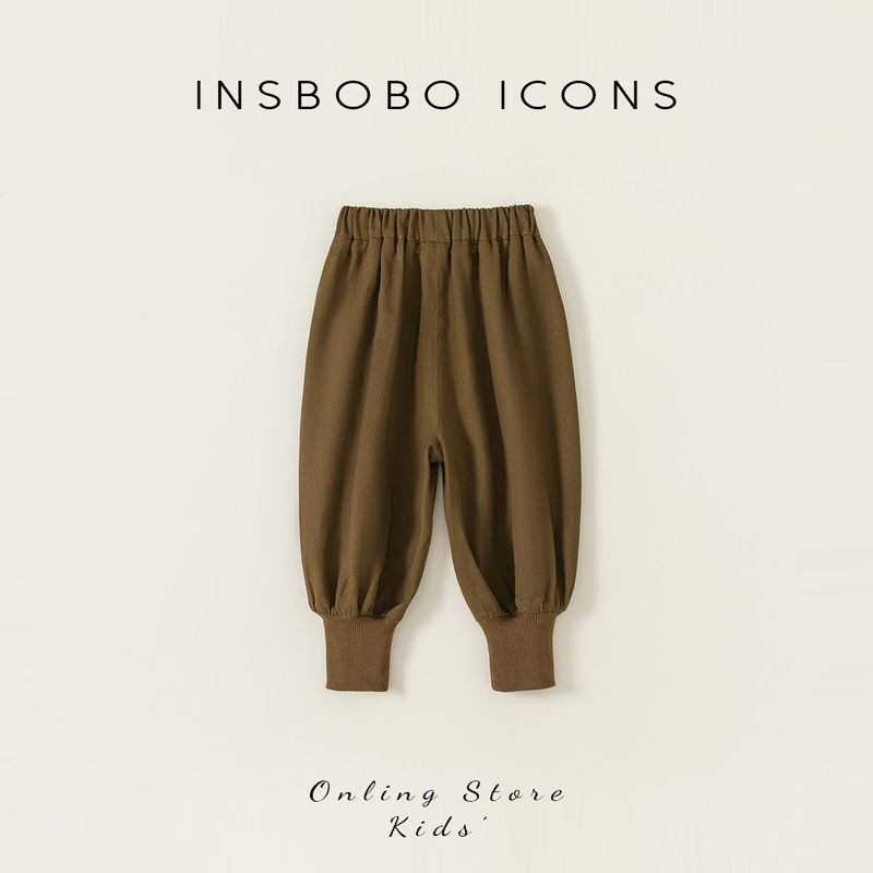 Girl Pants Autumn Clothing 2024 New Arrival Kids Pants Spring and Autumn Trousers Bloomers Children s Clothing Boys Sports Pants Baby Girl Mustard Green 100