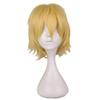 Short Synthetic Wig for Men Dark Blue 12 Inches Heat Resistant Fiber Cosplay Wig