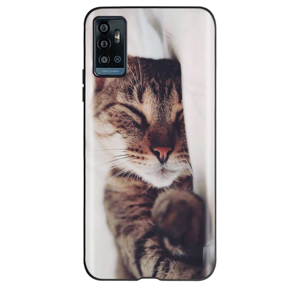 For ZTE Blade A71 Case Silicone Back Cover Phone Cases for zte blade A 71 a71 A7030 Soft Coque Fashion TPU bumper Eiffel Tower