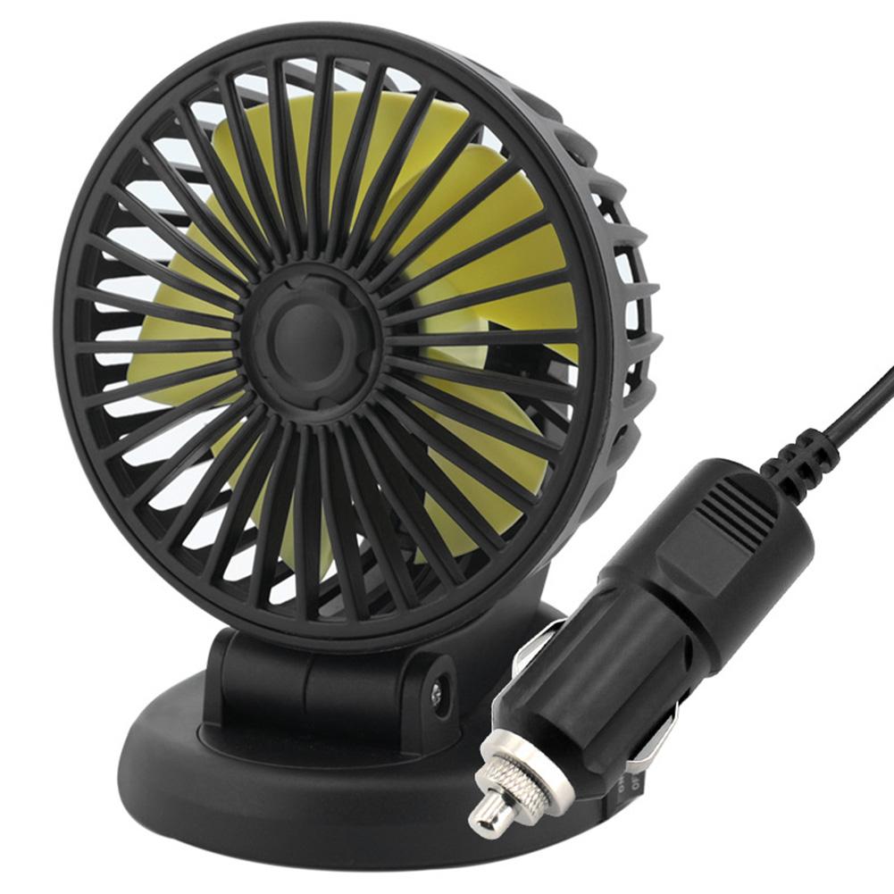 Mini Vehicle Cooling Device Adjustable 5/12/24V Car Radiator Fan 2 Speed Automobile Vehicle Accessories