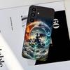 Japanese Art Dragon Yin Yang Phone Case For Samsung S25,S24,S23,S22,S21,S20,S10,Ultra,Plus,Lite,FE,Soft Silicone Black Cover