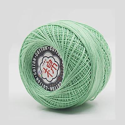 Retail 50g/ball 8# 2ply DIY Colorful Thin Lace Yarn Crochet Yarn 100% Cotton Yarn Hand Knitting Thread Sewing Machine Line JK468