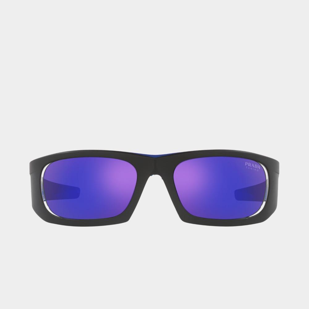 

PRADA SPS 02Y 16G 05U Матовый черный синий темно-синий зеркальный фиолетовый тун