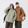 Men's Winter Jacket Waterproof Windproof Hood Cotton Coat Detachable Thick Warm Cotton Coat