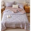 1Pc Summer Quilt Thin Quilt  For Bedroom Bedding Student Dormitory Single Bed Double Bed Breathable Comfortable Not Stuffy