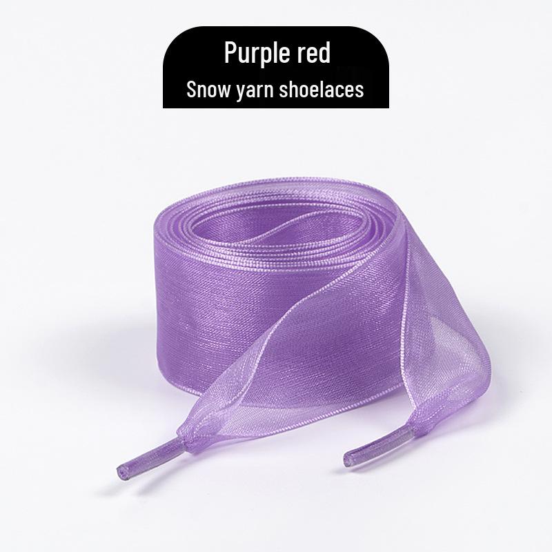 Chiffon-Schnürsenkel: 2,5 cm breit für Samba-, deutsches Trainings- und Rennschuhwerk (Paar)