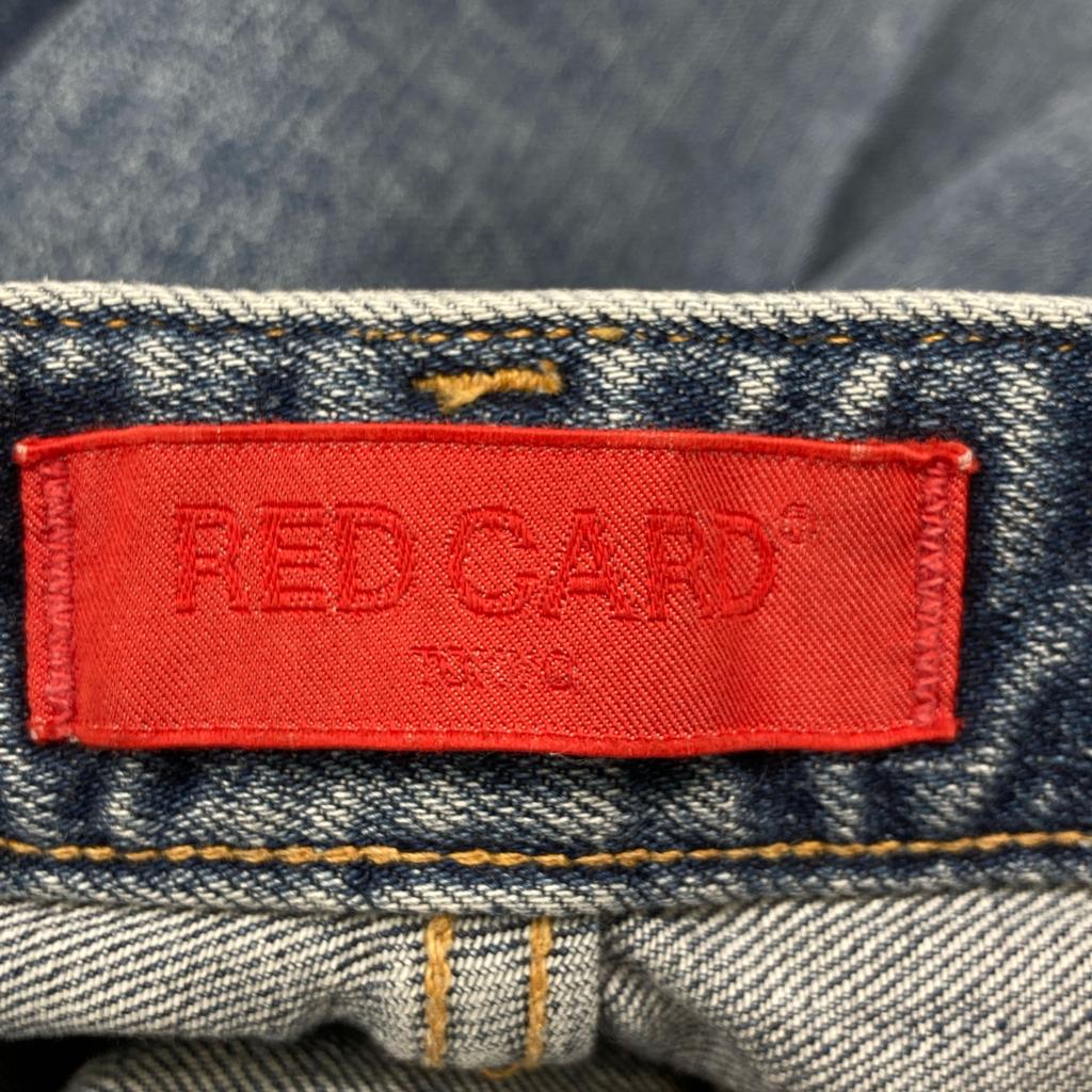 RED CARD Arrows Special Order 12W103BY Funk Cobalt Cotton Zip Fly Straight Denim Pants Bottoms 25 blueUsed