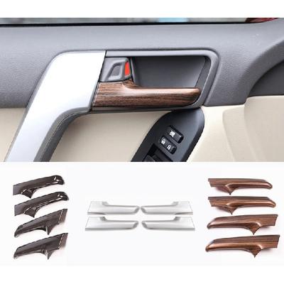 4ks Obložení krytu kliky dveří interiéru auta pro Toyota Land Cruiser Prado FJ150 2010-2018 Autodoplňky