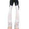 White Lace Calf Socks Women'S Lolita Medium Long Over Knee Socks With High Boots Sweet Thigh Pile Socks