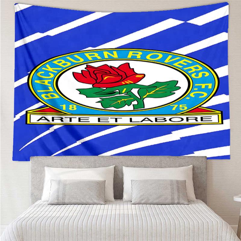 1PC Rovers Crest Football Club Printed Tapestry Room Decoration Wall Hanging for Living Room Bedroom, dormitory, Birthday and Christmas gifts