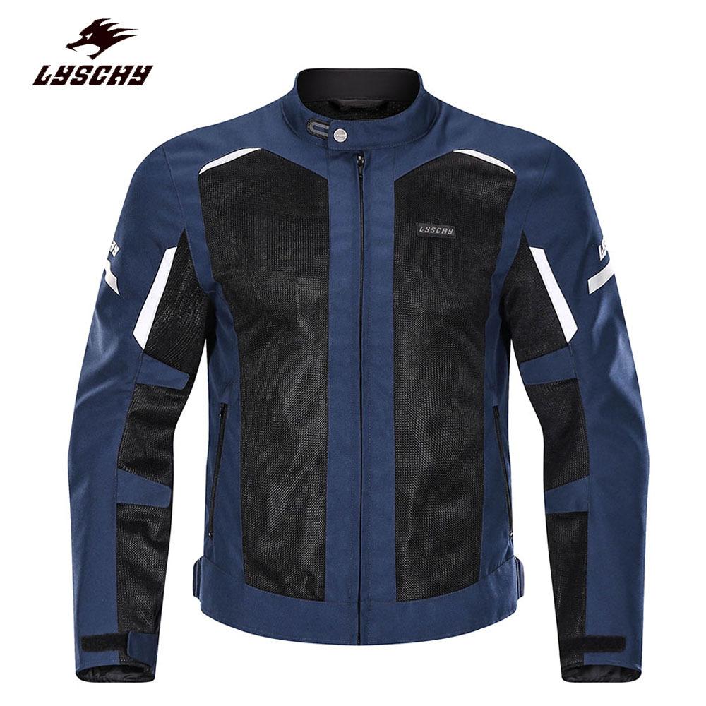 LYSCHY Thunder Wing Motorcycle Riding Suit Men s and Women s Spring and Summer Mesh Breathable Racing Suit Anti-drop Locomotive Suit S