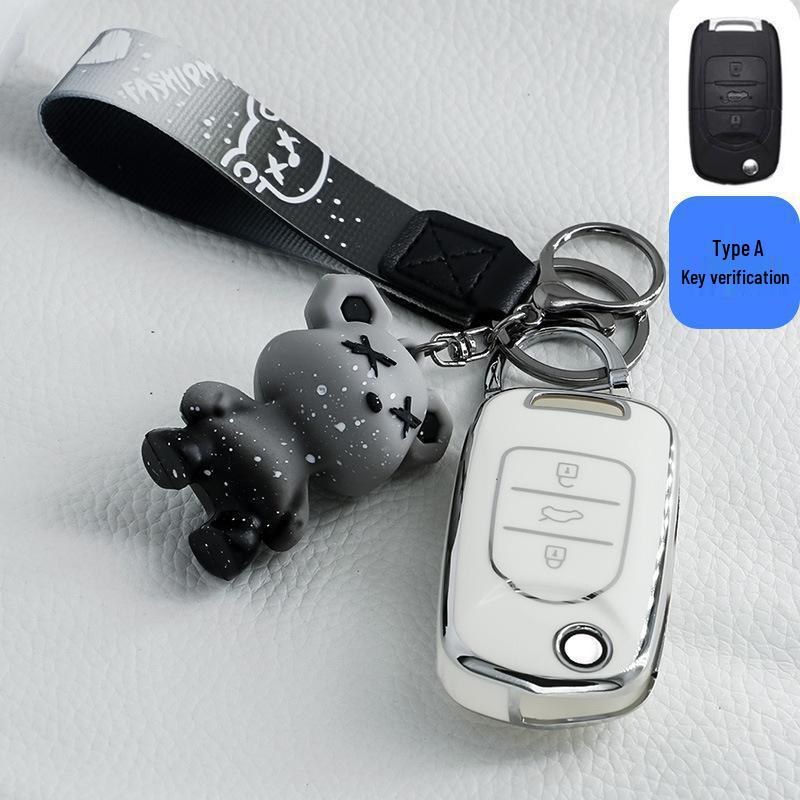 Key Case Shell for Wuling Hongguang MiniEV Macaron 2022 - GAMEBOY GB Design