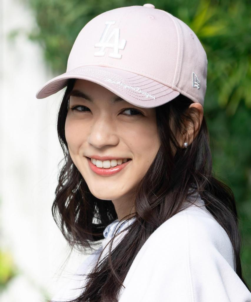 NEW ERA 9FORTY Cap Long Visor Los Angeles Dodgers Pink Rouge Free 9Forty Long Visor ES Washed Cotton Visor Logo Mlb Los Angeles Dodgers