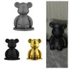 Magnetic Bear Door Stopper Punch-free Door Stop Cute Door Suction  Household