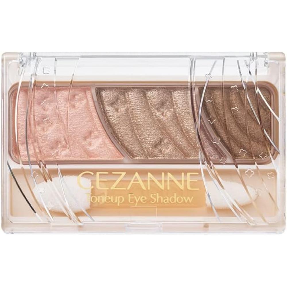 Cezanne Tone Up Eyeshadow 11 taUpe Brown 2.7 G 3 Color Eyeshadow With Tip 2.7 Grams  X 1  11 taUpe Brown