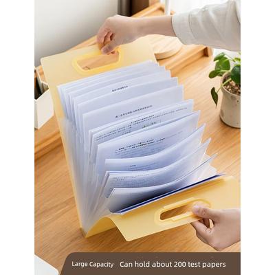 Portable Document Bag Transparent File Holder Folder Paper Storage Handy Gadget A4 File Bag Special Information Bag Production Inspection Bag File Bag