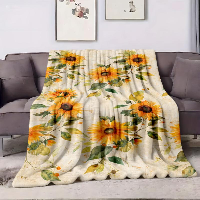 Custom Ocean-Style Throw Blanket for Travel, Office, Sofa, Nap, and Bedroom Bedding