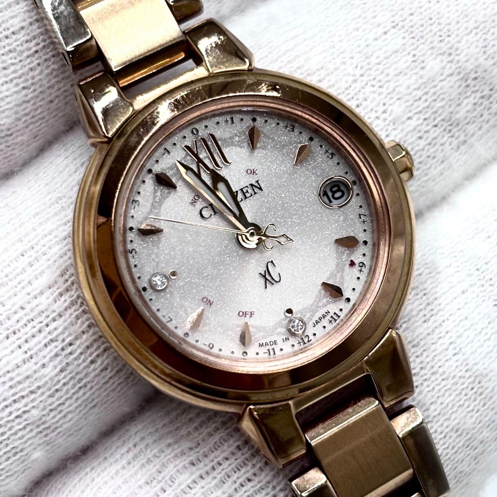 [Operation] CITIZEN/Citizen XC/Cross Sea Watch ECO-DRIVE/Eco-Drive Radio Solar Lam Dial Diamond 2P Date