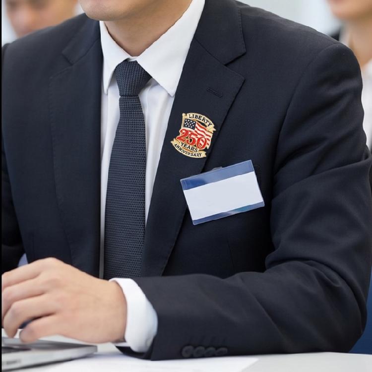 American 250th Brooch Lapel Badges Crafted From Alloy Materials