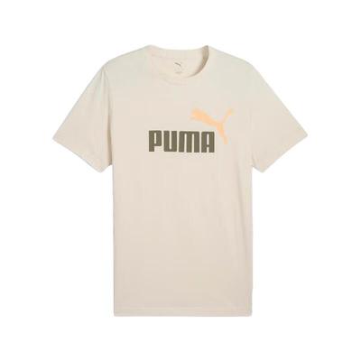 Logo Sports Casual Comfortable Breathable Short Sleeve T-Shirt Men Tops Khaki 688948-87