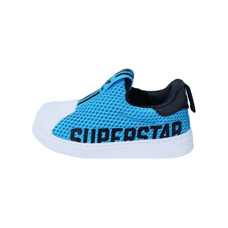 

Adidas Originals Superstar Abrasion Resistant Lightweight Wear resistant And Lightweight Low top Toddler Shoes Blue GX3250 25