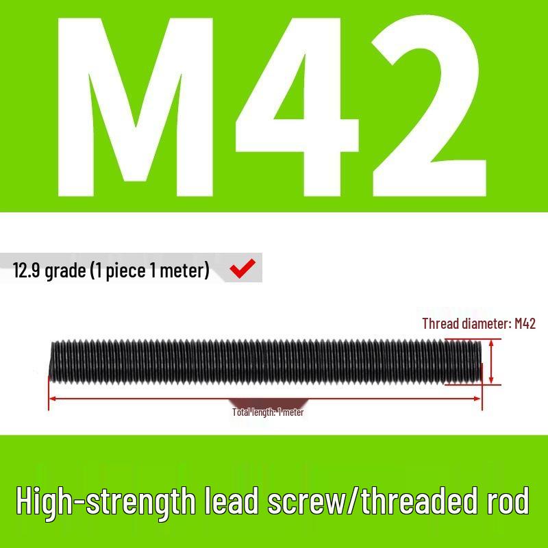 High-Strength Full Thread Screws and Rods: 8.8, 10.9, 12.9 Grade
