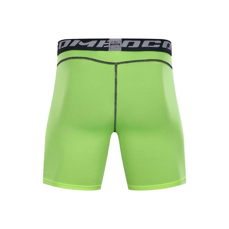 Men's Quick-Dry High-Elastic Basketball Running Shorts 6014: Sweat-Wicking, Tight-Fit Base Layer for Training