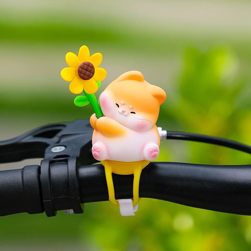 Bike Handlebar Decorations Exquisite Weatherproof PVC Ornaments for Touring Bikes Road Trip Decor