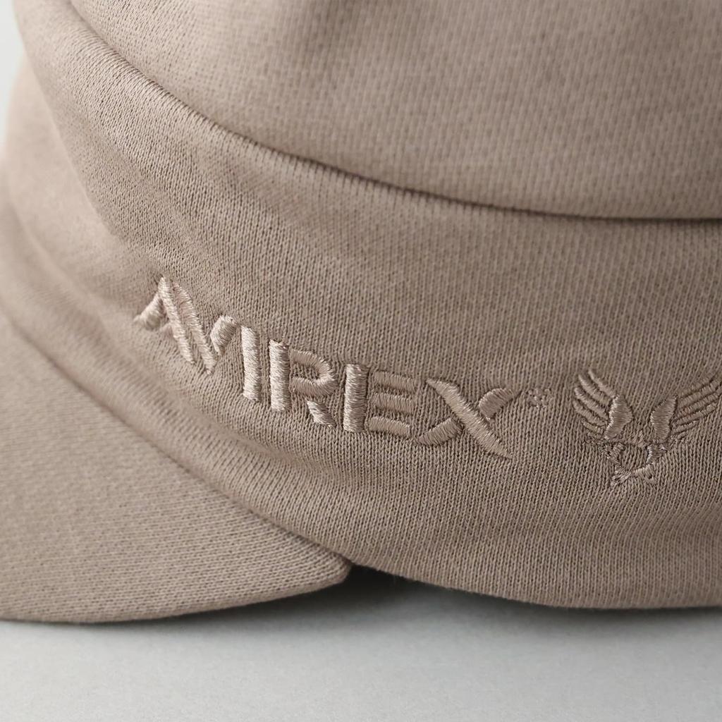 AVIREX Sweat Knit Cap with Newsboy Work Military Watch Beige Men's Brim, Cap, Cap, Style, Golf, Cap, Glt-av019,