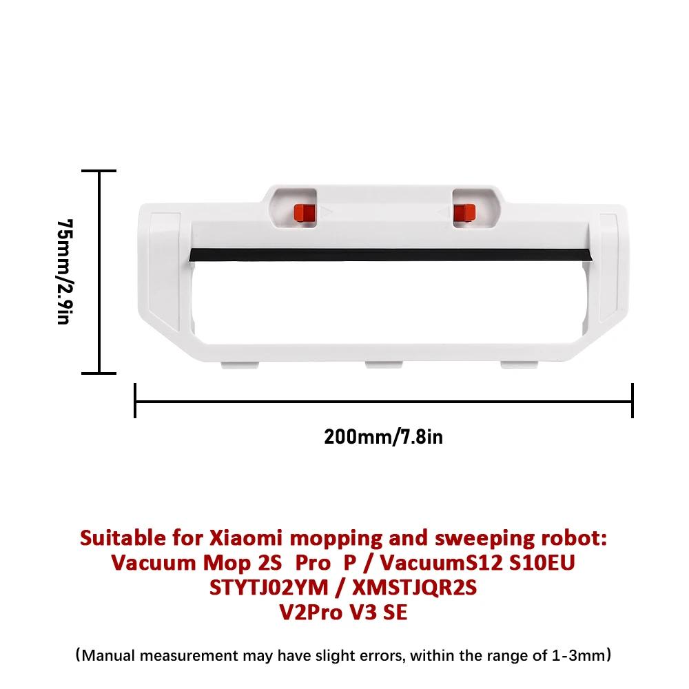 Main Brush And Cover For Xiaomi Mijia STYTJ02YM 3C 2S S10 B106GL S12 T12/Mop 2S/Pro Sweeping Robot Vacuum Cleaner Roller Brush Spare Part