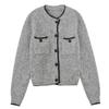 French Fragrant Short Cardigan Coat Women Spring 2023 High End Celebrity Temperament Spring and Autumn Sweater Cardigan Female