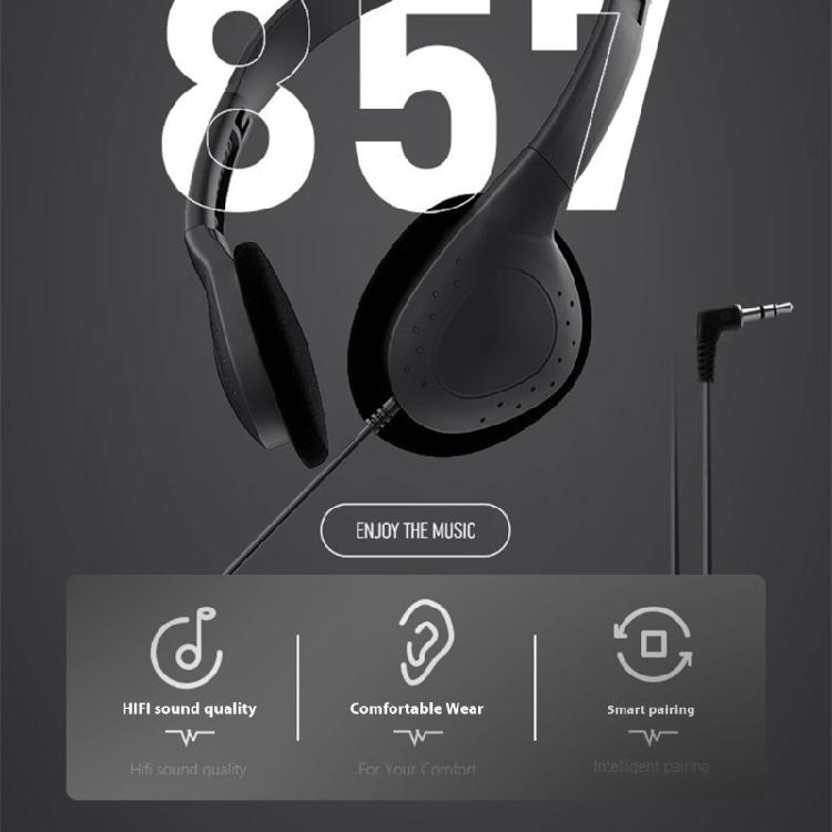 Ergonomic Over Ear Headphones with Adjustable Headband 20Hz Frequency Response Breathable Ear Cushions for Music & Gaming