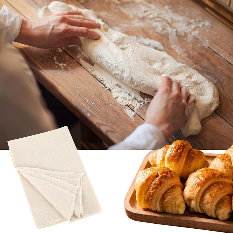 Brödjäskduk För Brödbakning Återanvändbar Tjock Linneväv För Deg Baguetter Limpor Bakverk Kök Bageriverktyg För Bagare