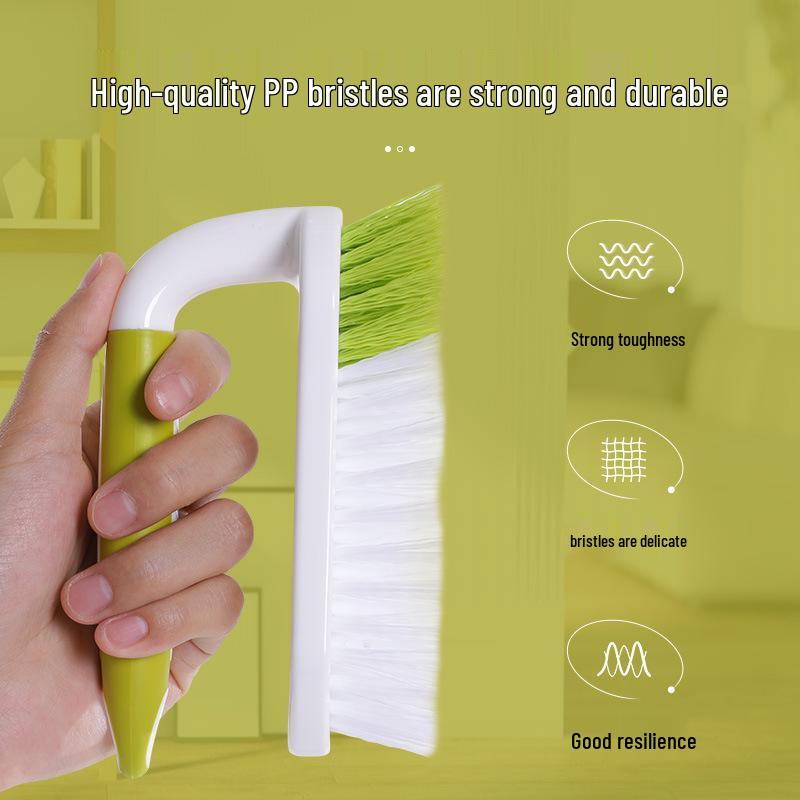 Household Hard Bristle Cleaning Brush - Plastic Small Laundry and Crevice Brush
