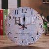 30cm Evropské Retro Kreativní Nástěnné Hodiny Obývací Pokoj Bar Hodiny Dřevěné Nástěnné Hodiny