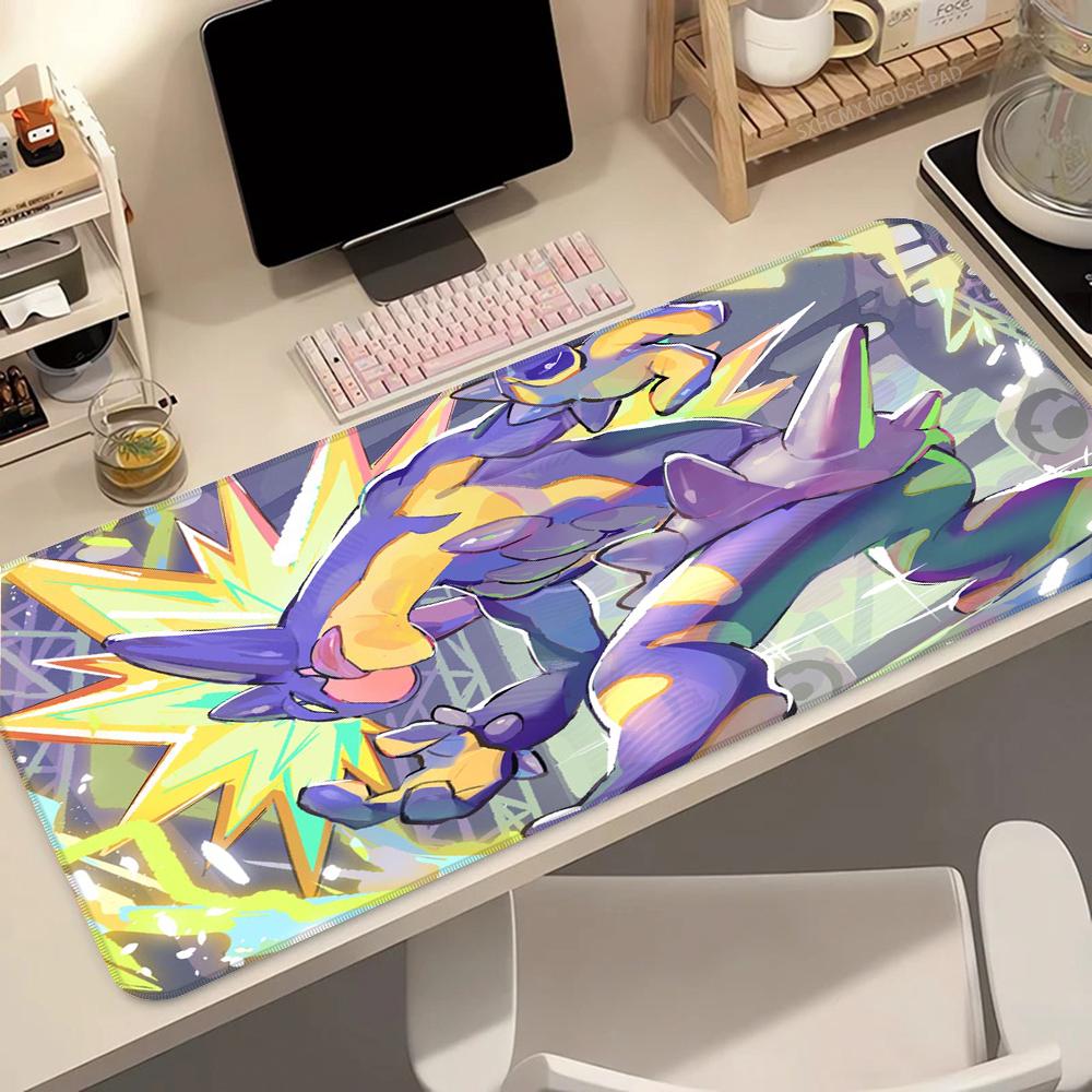 P Toxtricity Anime Mouse Pad Colorful Gamer Cabinet Mousepad Keyboard Rug Laptop Gaming Pc Accessories Rubber Desk Mat
