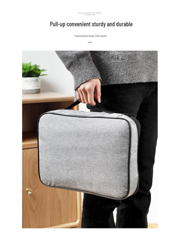 Multifunctional Large-Capacity ID & Document Storage Bag for Credit Cards and Driver's Licenses; Cross-Border Shipping Available.