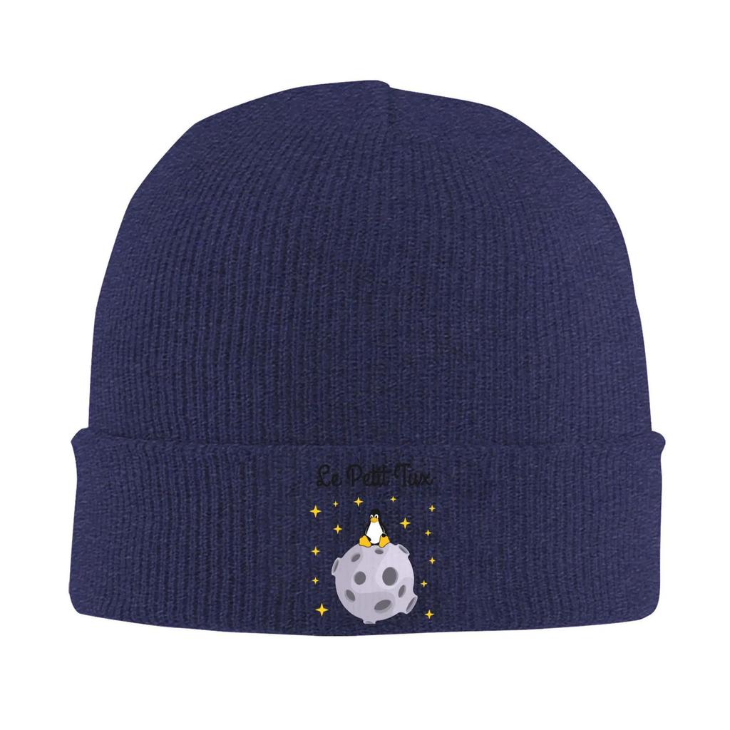 Linux Tux Mascot Knitted Hat Beanie Autumn Winter Hats Warm Acrylic Fashion Le Petit Penguin Caps Unisex Women Gift