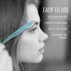 Precision Eyebrow Razor Trimmer: Disposable Facial Hair Shaper Remover 3 CountTool for Gentle Hair Removal, Brow Shaping, and Smooth Skin.