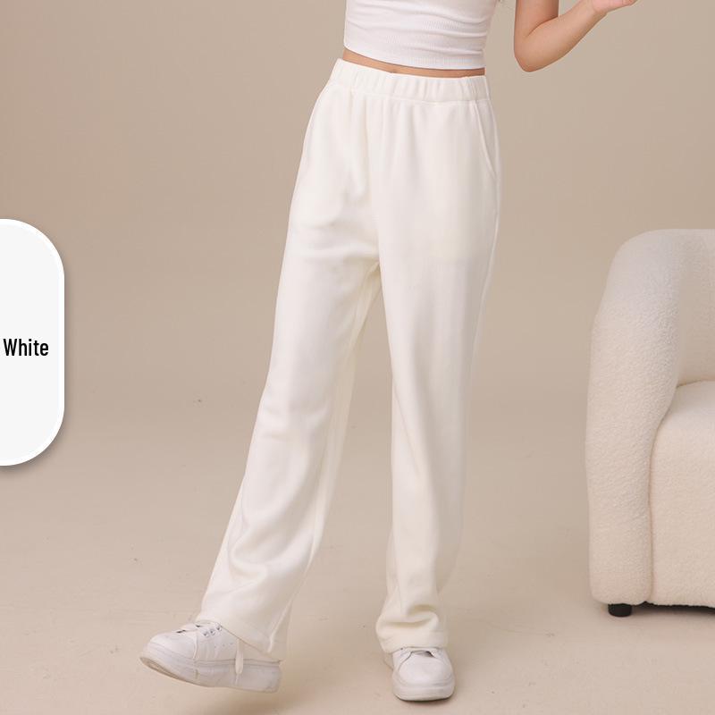 

Women s High-Waisted Fleece-Lined Micro-Flare Pants: Tummy Control, Hip Lifting, Versatile Slimming, Warm Yoga and Outerwear for Autumn/Winter. XL