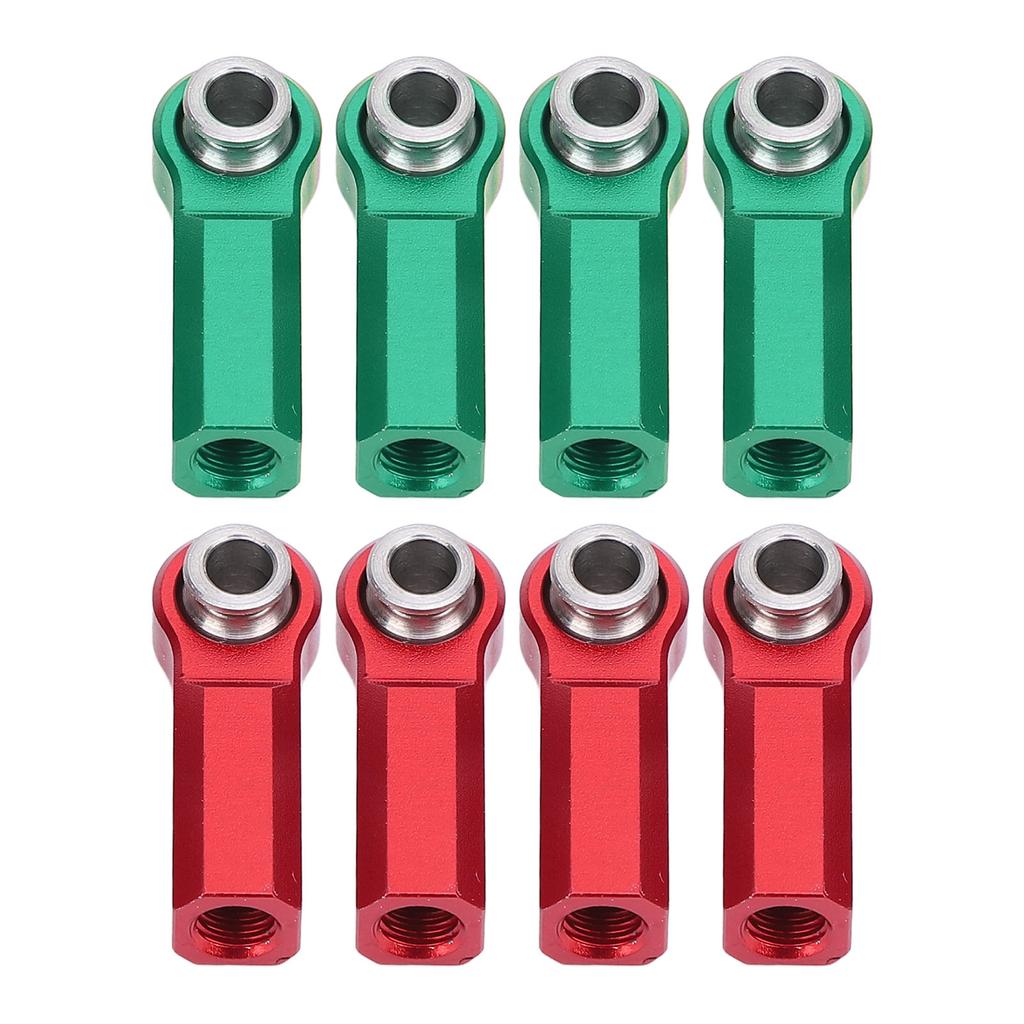 4 Pcs RC Link Rod End M4 Thread CW 7mm High Strength Alloy Ball Joint Head for 1/10 Model Car