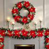Flowers Christmas for Garden String Lights Christmas Decorations Home Decor Christmas Garland